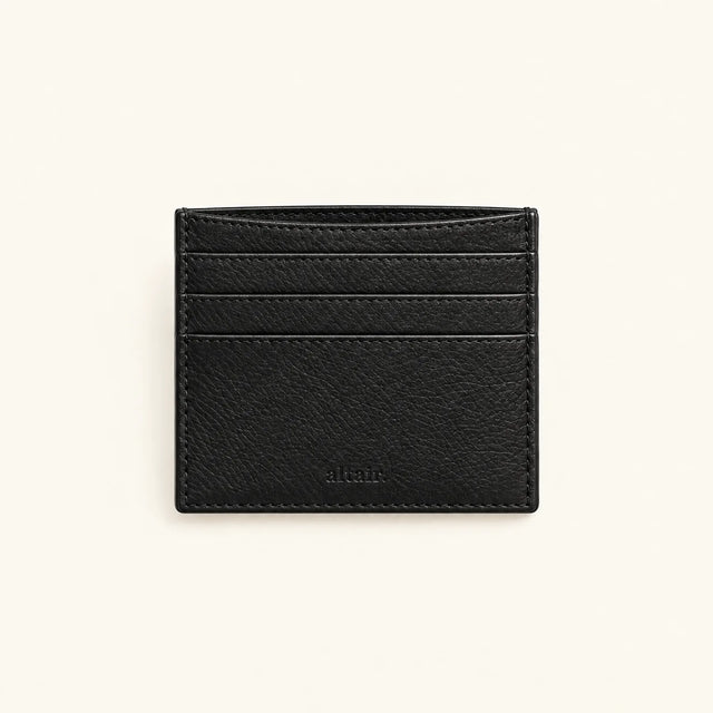 Portacarte in pelle ALTAIR — Nero